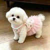 Cute Bow Pet Dress for Small Dogs – Breathable Summer Skirt