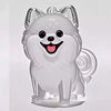 Cartoon Dog Transparent Acrylic Keychain