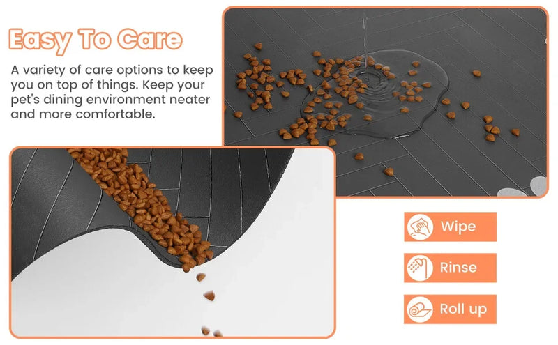 Tapis de Nourrissage Absorbant pour Animaux