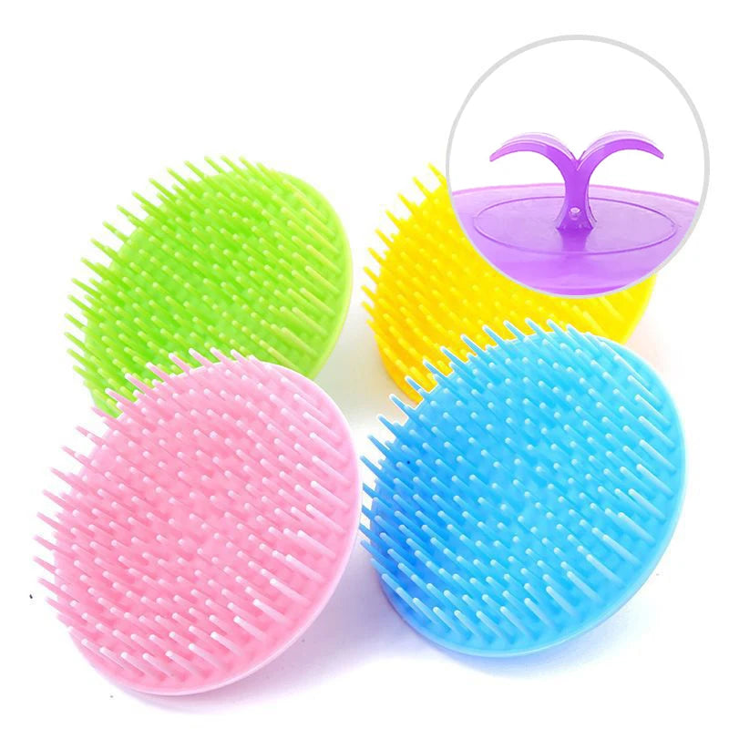 Soft Silicone Scalp Massage Brush for Hair Washing