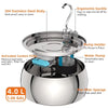 4L Stainless Steel Pet Water Fountain