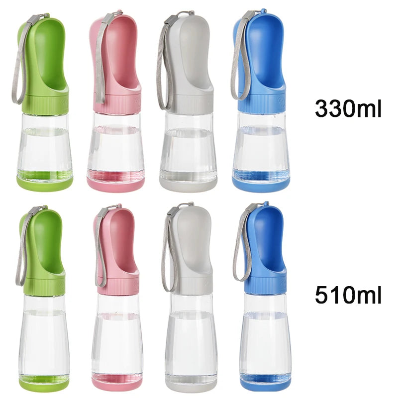 2-in-1 Portable Dog Water Bottle with Food Container
