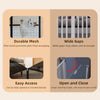 Breathable Metal Mesh Pet Barrier Gate with Zipper Door