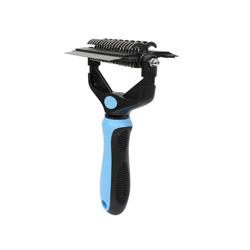 Brosse 3-en-1 Anti-Déshumation pour Chiens et Chats