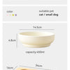 Elevated Ceramic Cat & Dog Bowl with Stand – 2-in-1 Food and Water Feeder