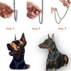 Halsband aus Edelstahl mit Rutschkette