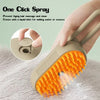 Brosse de toilettage électrique pour animaux avec fonction vapeur