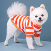 Sudadera con Capucha de Franela a Rayas Arcoíris para Perro