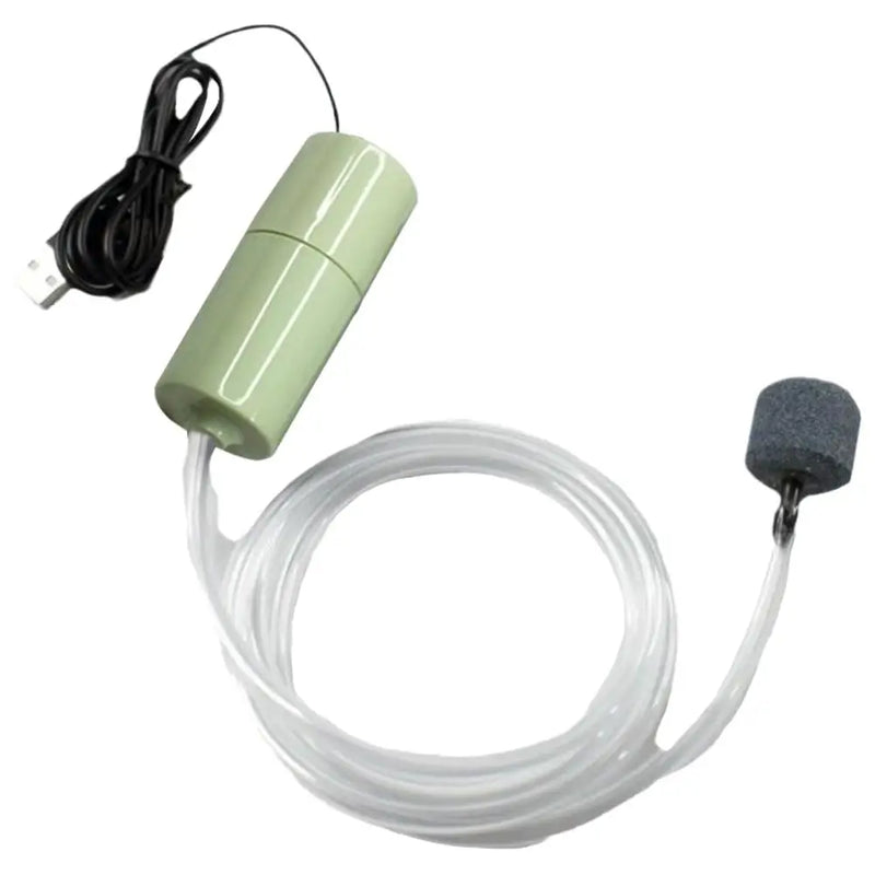 USB Mini Aquarium Air Pump Kit With Air Stone