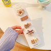 Adorable Flower Snap Clips for Baby Girls (Set of 6)