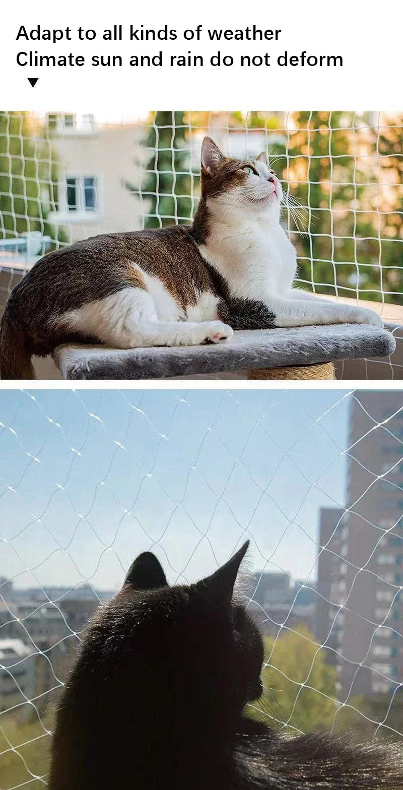 Cat Window Net Guard for Balcony Safety