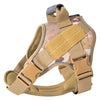 Tactical Dog Harness with Reflective Strips for Training and Outdoor Adventures