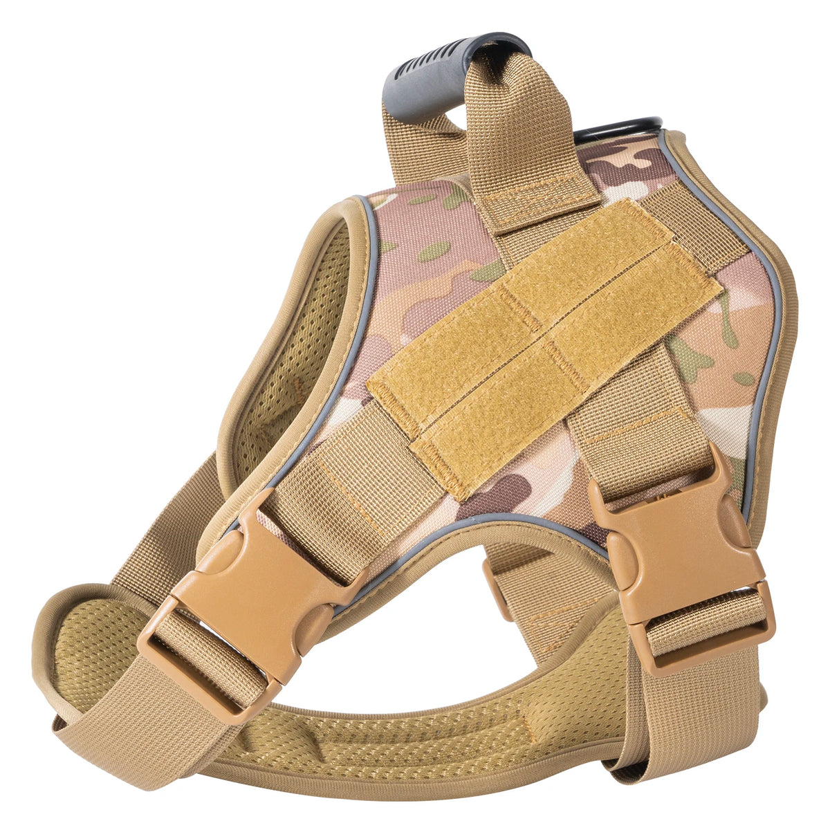 Tactical Dog Harness with Reflective Strips for Training and Outdoor Adventures