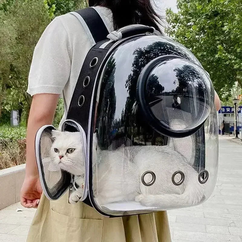 Space Capsule Pet Carrier Backpack for Cats and Dogs