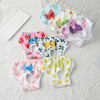 Reusable Leakproof Dog Diaper Pants with Cute Cartoon Print