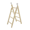 Wooden Bird Ladder with Swing and Perch for Parrots