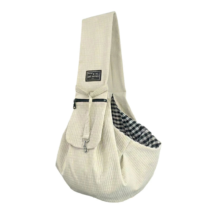 Breathable Crossbody Pet Carrier Bag for Small Dogs & Cats