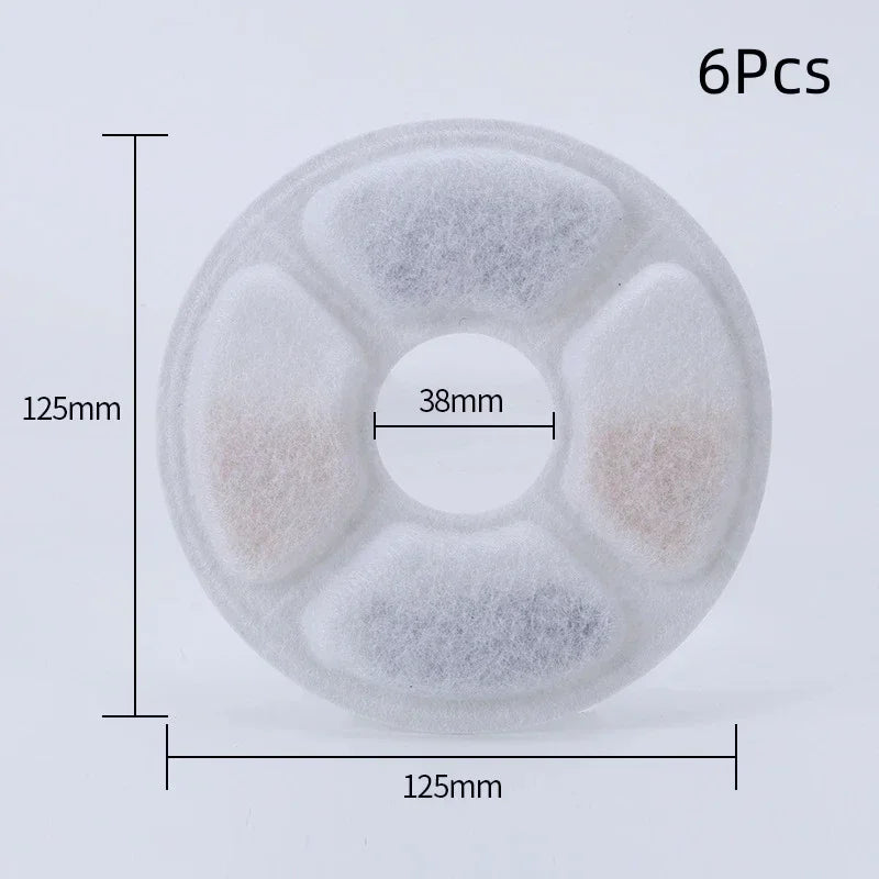 Replacement Activated Carbon Filters for Pet Water Fountains