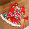 Floral Summer Princess Dress for Small Dogs and Cats