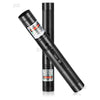 A black portable laser pointer training torch is shown, highlighting its design and features.