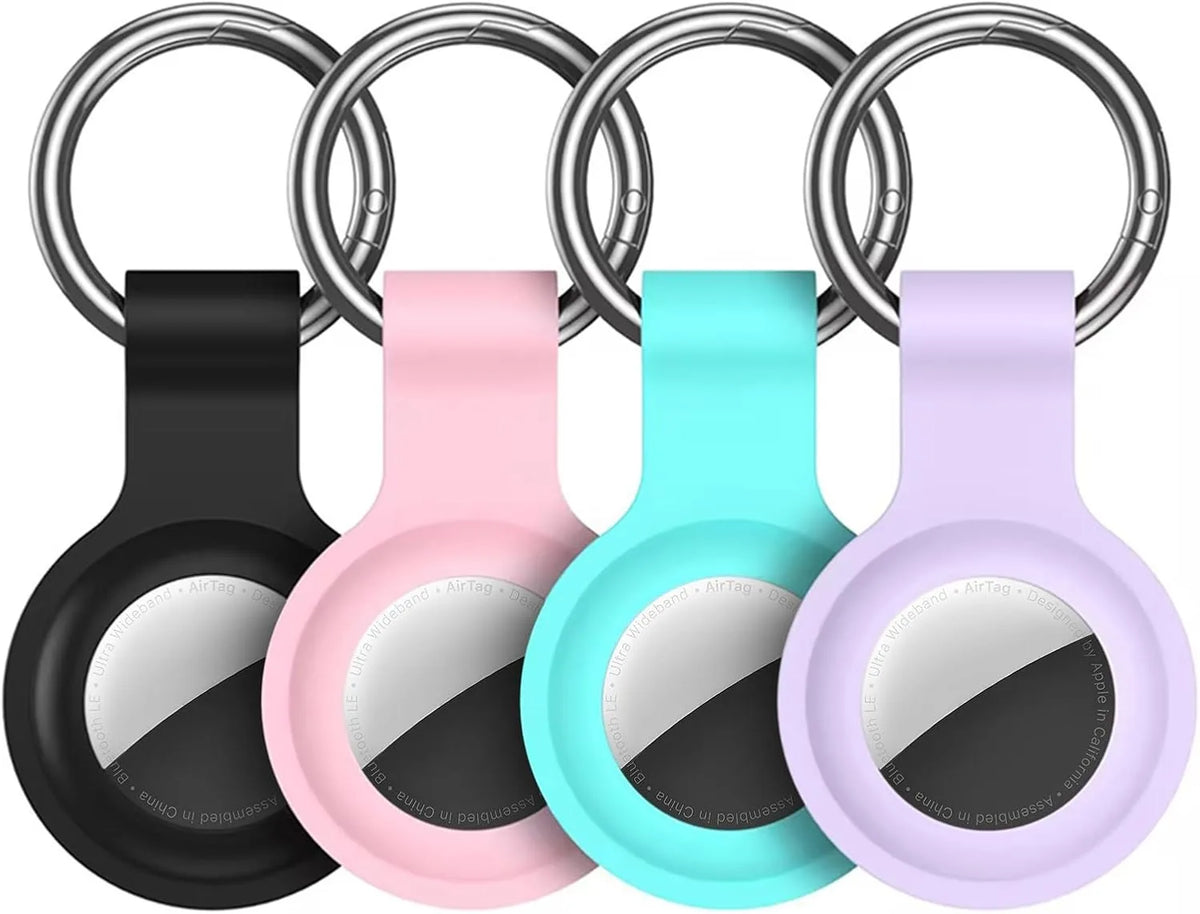 Silicone AirTag Case with Keychain