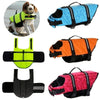 Reflective Dog Life Jacket with Adjustable Straps for Swimming and Boating