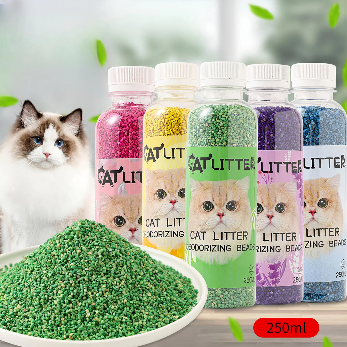 Cat Litter Deodorizing Beads with Fresh Scent