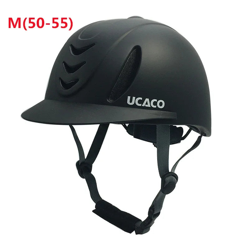 Black UCAC0 helmet with adjustable fit straps