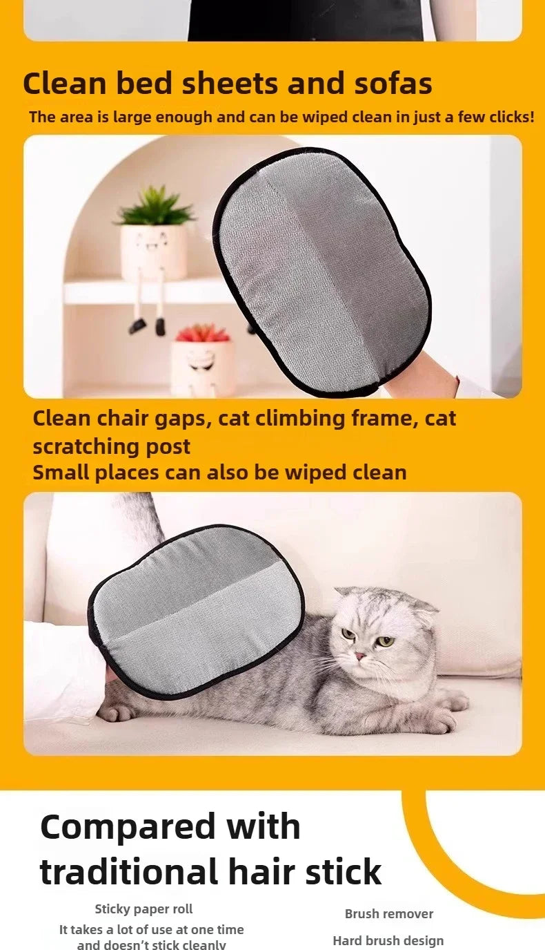 Cat Hair Removal Gloves for Pets