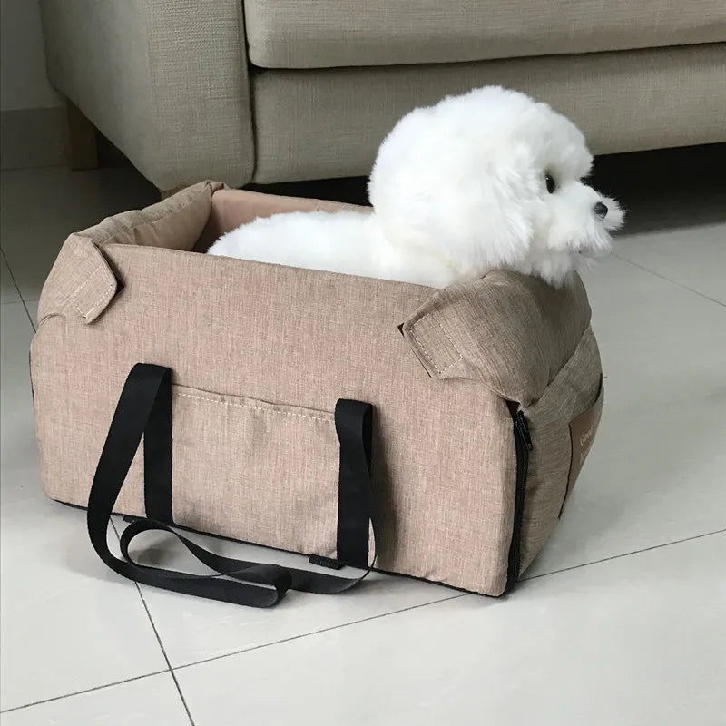 Cama Asiento Portátil para Perros en el Coche para Mascotas Pequeñas