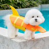 Shark-Shaped Dog Life Vest with High-Visibility Safety Features