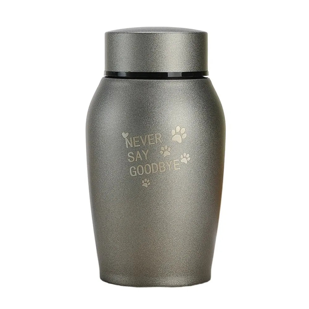 Pet Memorial Ashes Storage Box with Paw Print Lid