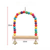 Wooden Bird Swing Toy for Parrots