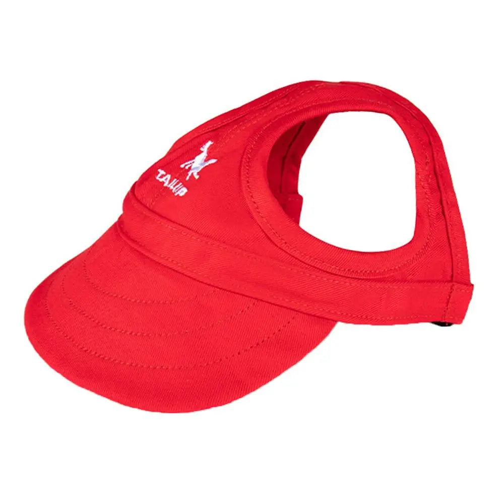 Adjustable Pet Baseball Hat with Ear Holes