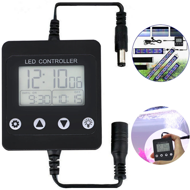 Minuteur et Variateur LED pour Aquarium