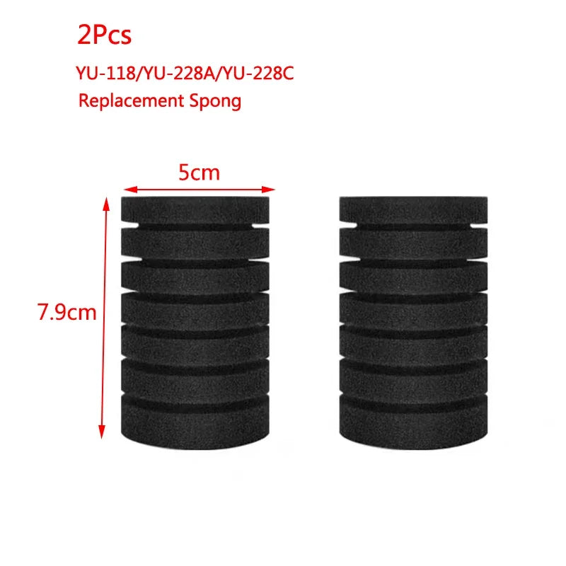 Aquarium Biochemical Sponge Filter with Air Pump Skimmer