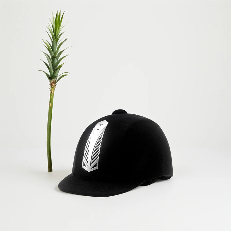 Casco de Equitación Negro, Transpirable y Ajustable