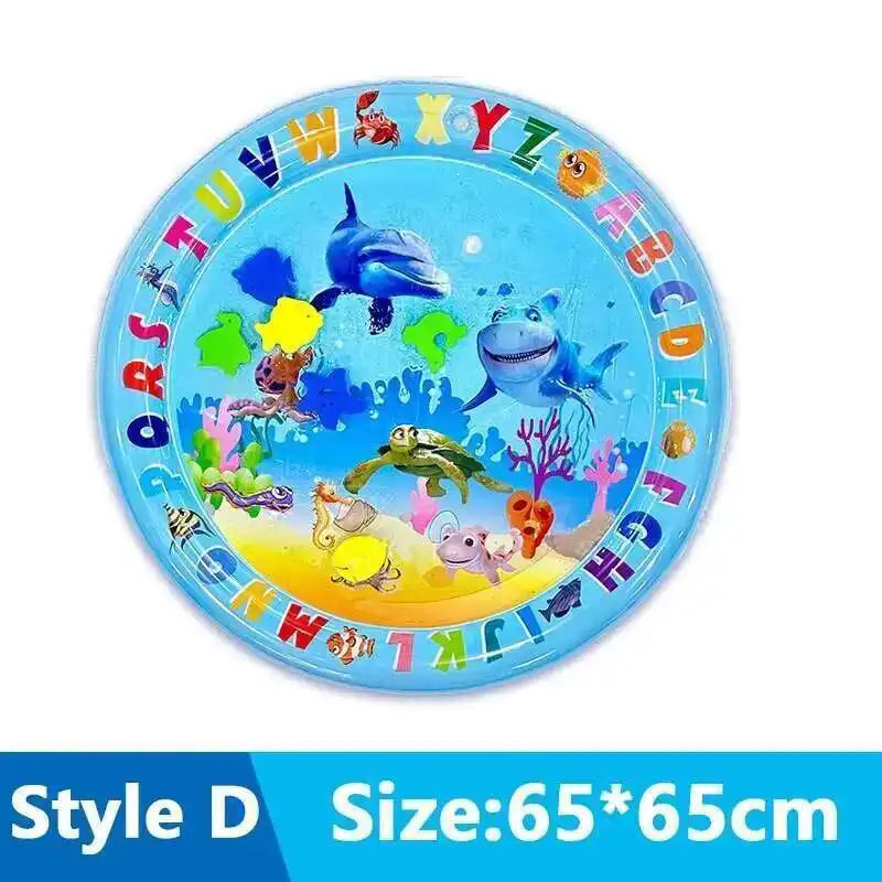Interactive sensory water play mat featuring the alphabet letters and animals for cats and dogs