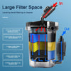 Filtre Externe Compact avec Fût Transparent pour Aquarium