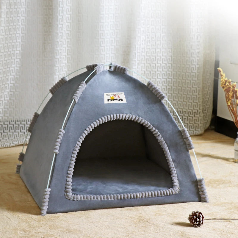 Tente pliante pour animaux avec coussin rafraîchissant