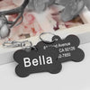 Personalized Bone-Shaped Pet ID Tag with Custom Engraving