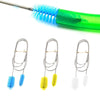 Stainless Steel Aquarium Cleaning Brush Double Head Lily Pipe