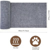 Roll of gray fabric scratch pads for cat furniture protection, durable and dry fast.