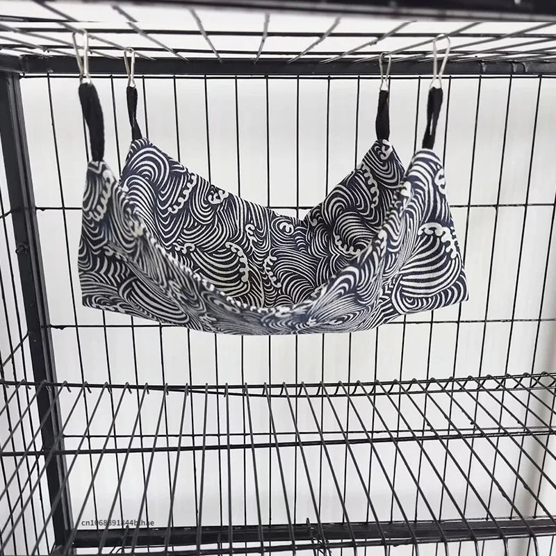 أرجوحة هامستر مخمل دافئ بطبقة مزدوجة