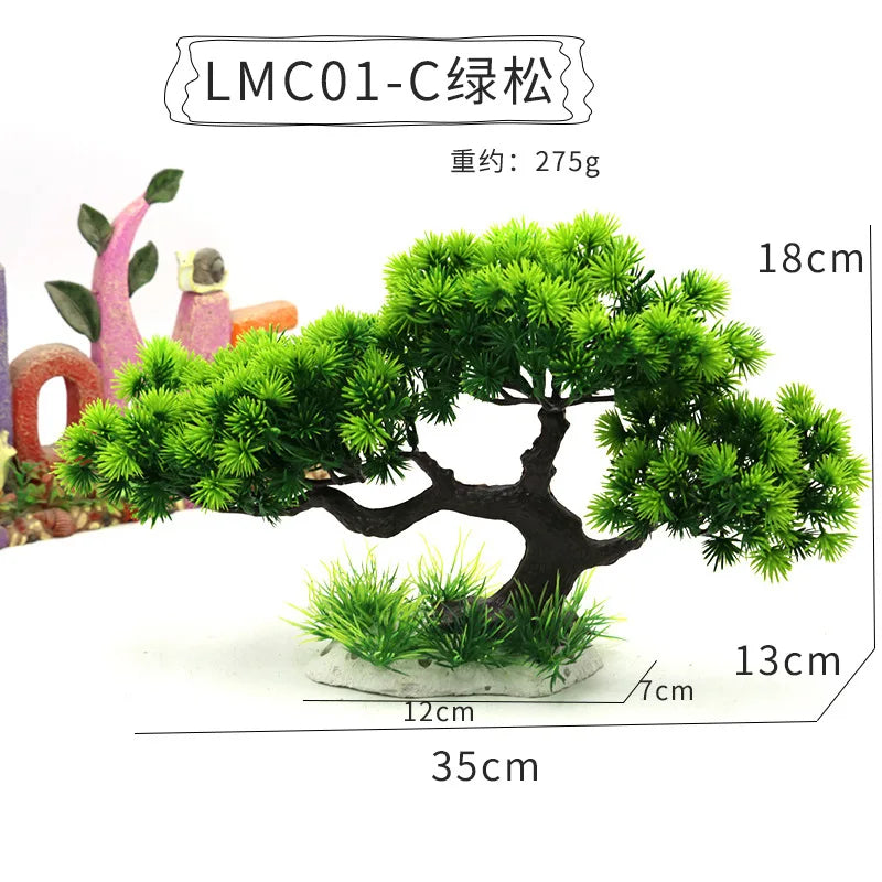 Aquarium Decor: Simulation Plants and Landscaping Ornaments