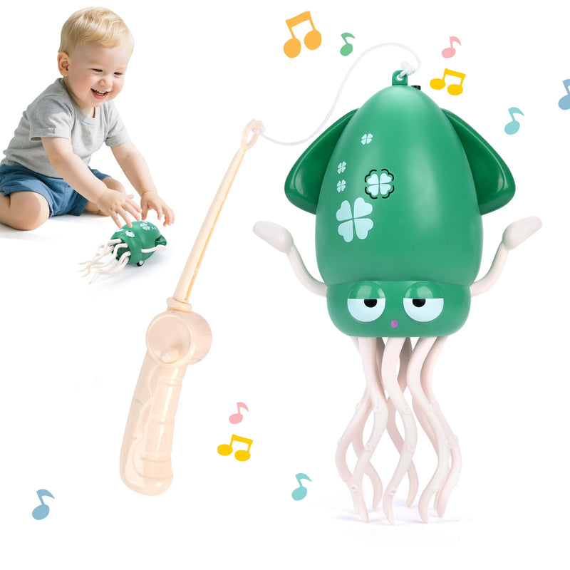 Elektronisches tanzendes Tintenfisch-Spielzeug mit Licht und Musik