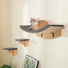 Wall-Mounted Cat Hammock and Climbing Stairs with Scratcher