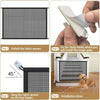 Foldable Mesh Pet Gate with Adhesive Hooks – No-Drilling Safety Barrier