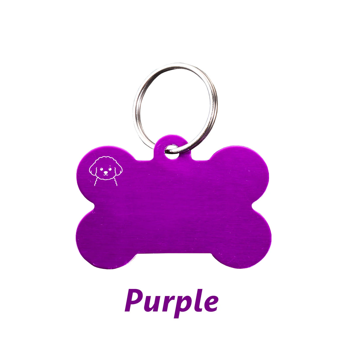 Personalized Bone-Shaped Dog Tag with Custom Engraving
