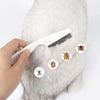 Cat Corner Scratcher with Self-Grooming Bristles and Catnip